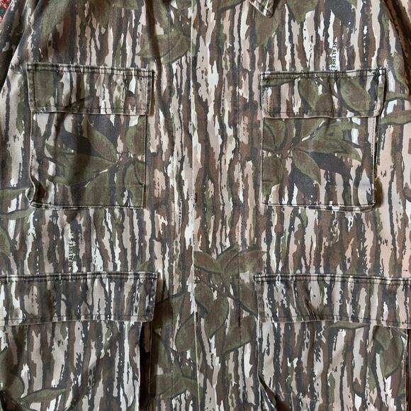 Vintage 80s-90s Cabela’s Realtree Camo 4-Pocket Jacket Size Medium 23 1/4 x 27 - Picture 6 of 7